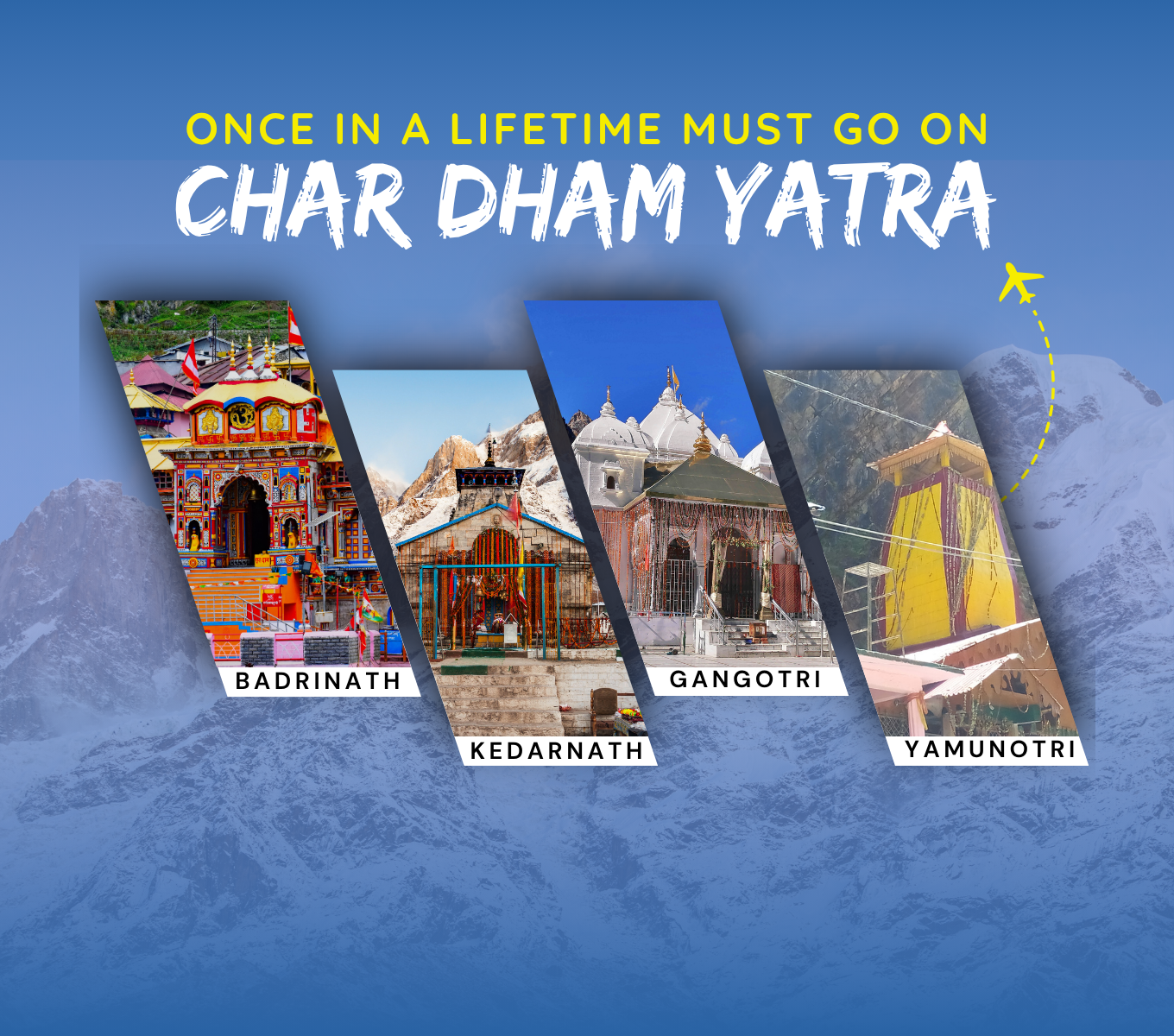 Chardham Luxury Helicopter Tour Package Ex-Dehradun